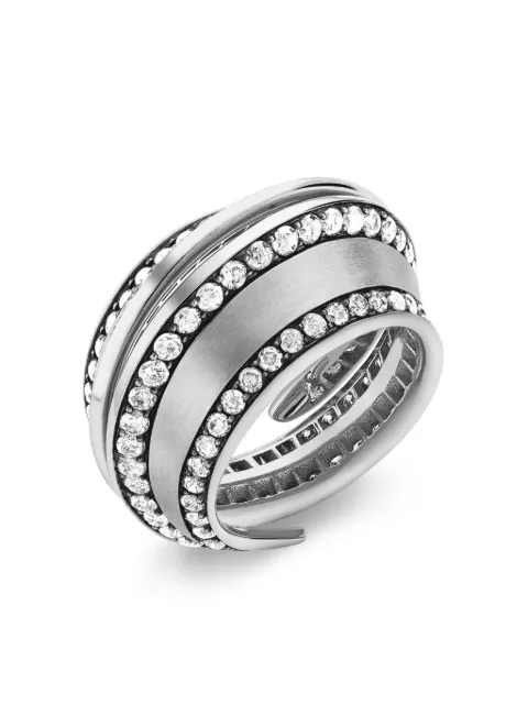 LILY GABRIELLA 18kt white gold Spira diamond ring