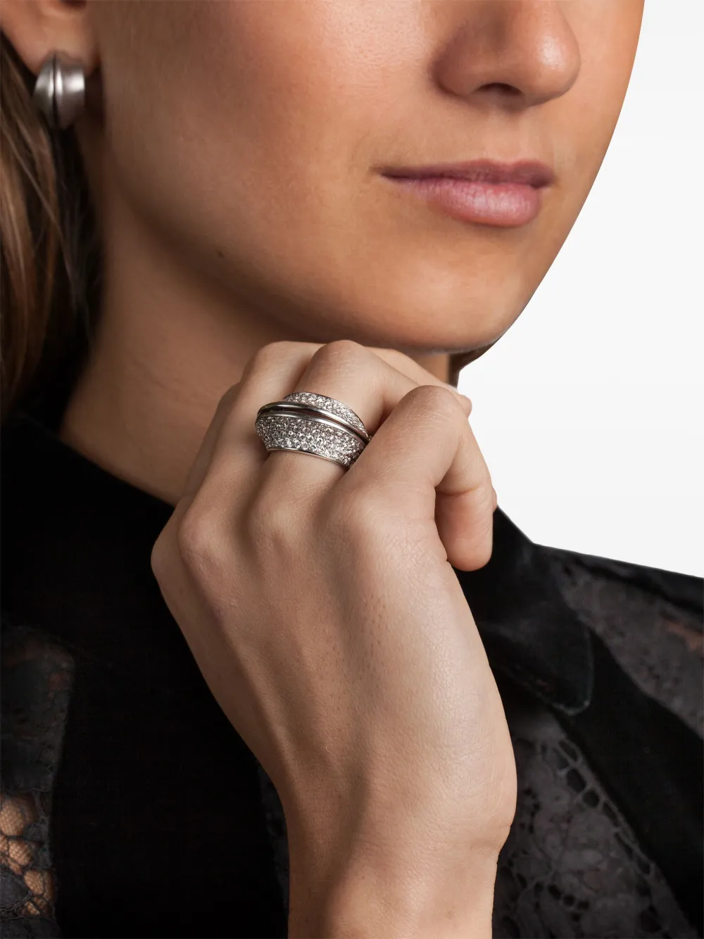 18kt White Gold Spira Diamond Ring