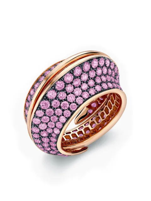 LILY GABRIELLA 18kt rose gold Spira sapphire ring