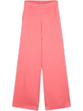D.Exterior satin wide trousers - Pink