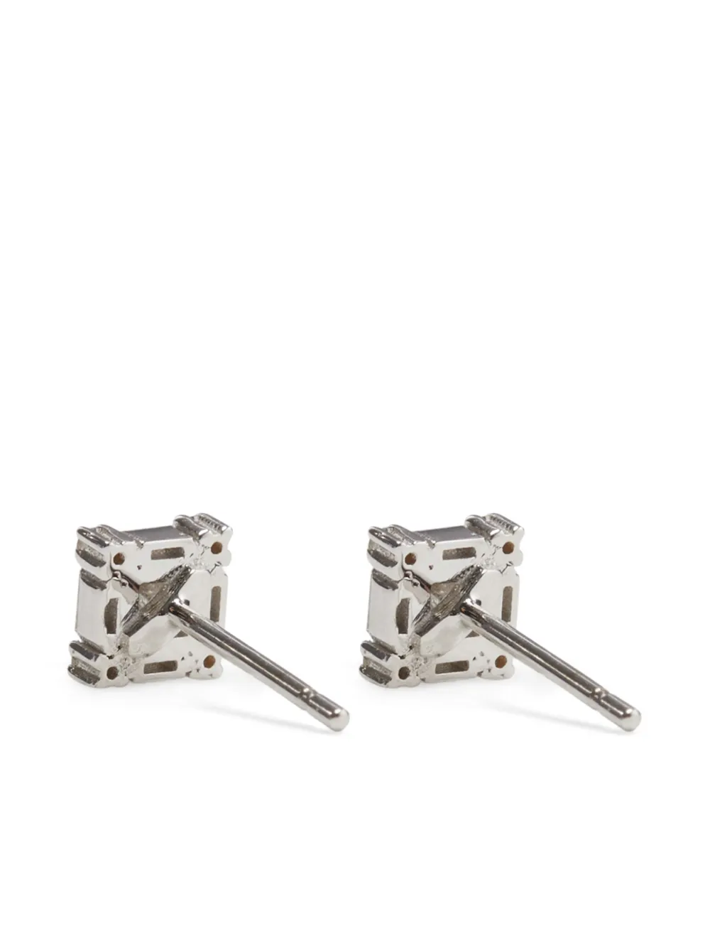 Suzanne Kalan aretes en oro blanco de 18kt con diamantes | Image 2