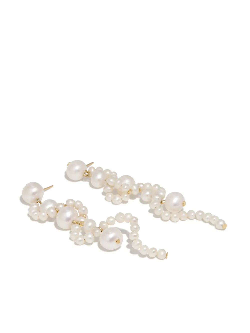 Completedworks 18kt gold-plated The Mist pearl earrings | Image 2