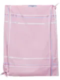 Prada checked cotton miniskirt - Pink