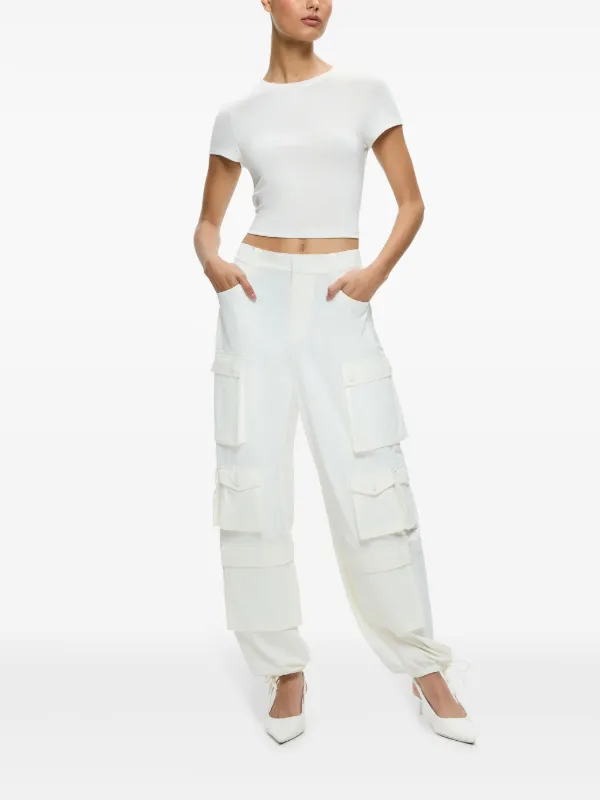theredthread S cover cargo pants white 白 THEREDTHREAD / ザレッドスレッド】S cover cargo pants