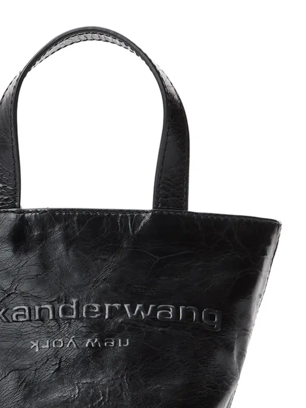 Alexander Wang Mini Punch logo-embossed Leather Tote Bag Alexander Wang Mini Punch logo-embossed Leather Tote Bag