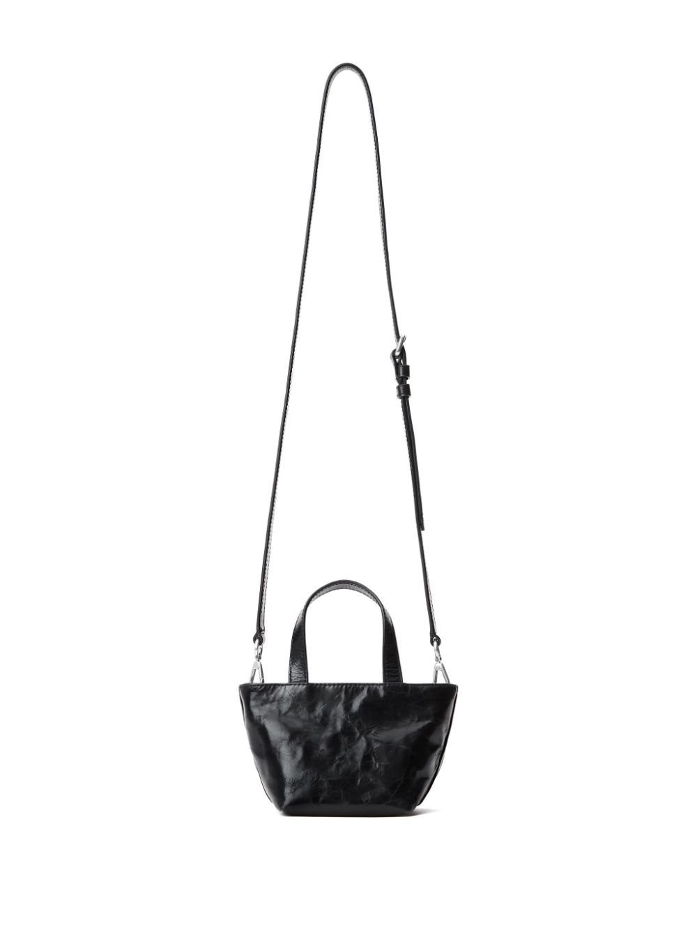 Alexander Wang mini Punch logo-embossed leather tote bag Women