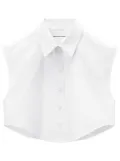 Alexander Wang sleeveless cotton shirt - White