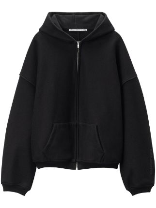 Alexander Wang ジップアップ パーカー | ブラック | FARFETCH JP