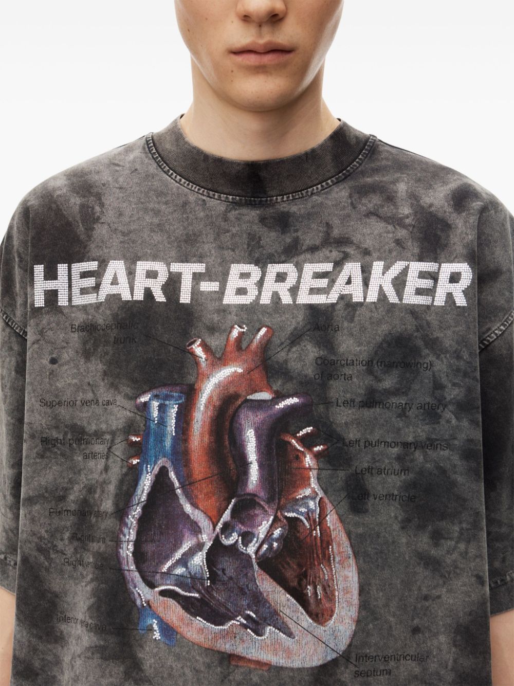 Affordable Alexander Wang Heartbreaker graphic-print cotton T-shirt Women