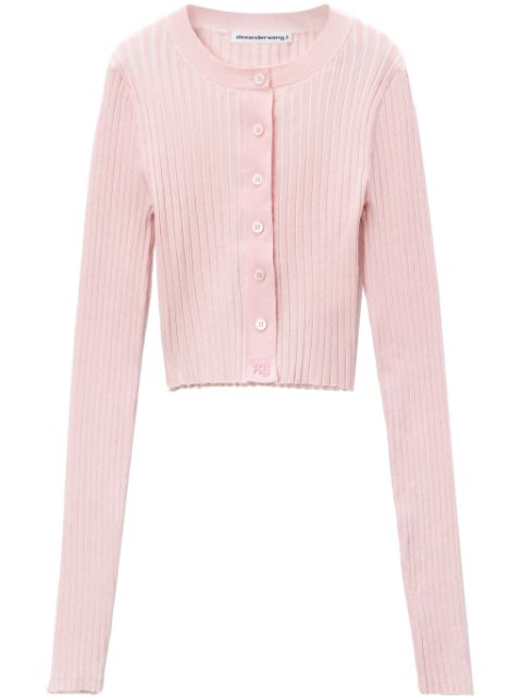 Alexander Wang ribbed-knit cropped cardigan Women