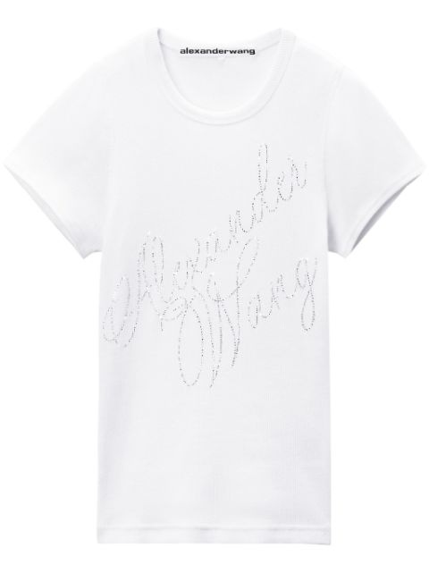 Alexander Wang logo-print cotton T-shirt Women