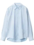 Alexander Wang striped cotton shirt - Blue
