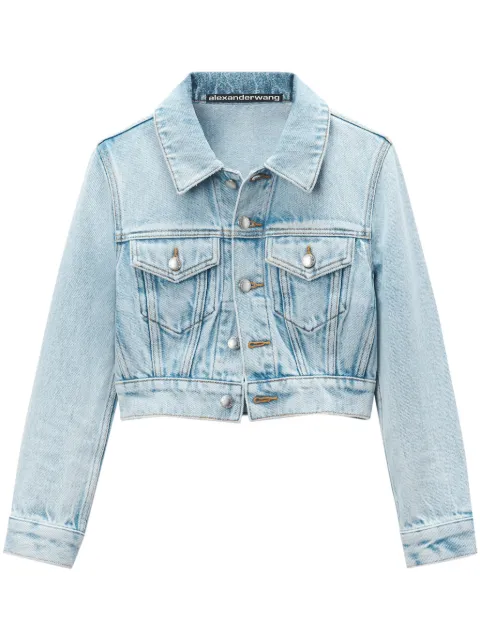 Alexander Wang cropped denim jacket