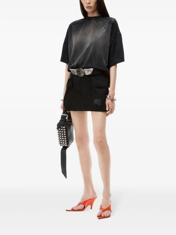 Alexander Wang Cargo Mini Skirt | Black | FARFETCH