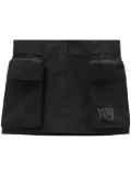 Alexander Wang cargo mini skirt - Black