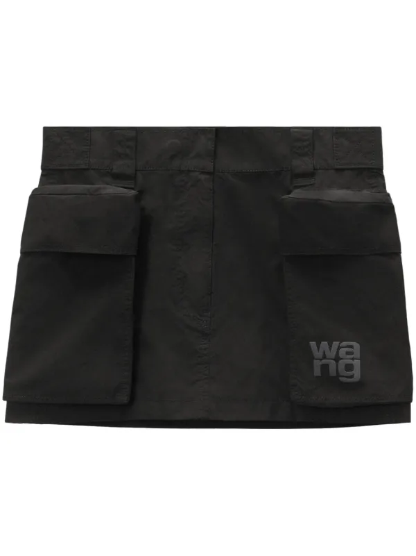 【関税込】Alexander Wang アレキサンダーワン CARGO MINI SKIRT Alexander Wang Cargo Mini Skirt | Neutrals | FARFETCH