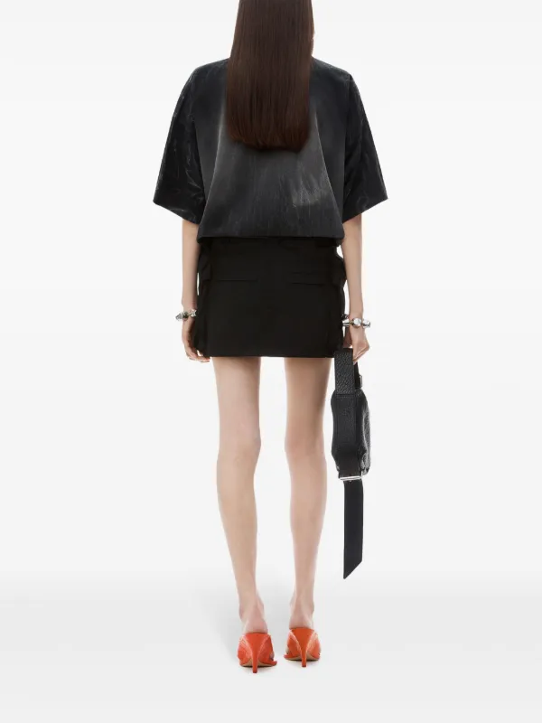 Alexander Wang Cargo Mini Skirt | Black | FARFETCH
