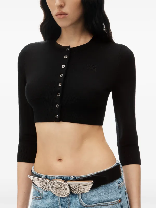 alexander wang クロップドカーディガン