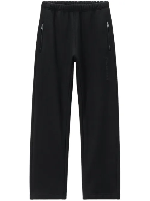 Pantalon de jogging droit à logo embossé - Alexander Wang - Modalova