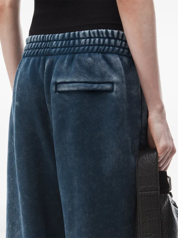 Alexander Wang Essential Terry Sweatpants Blue FARFETCH EG