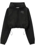 Alexander Wang zip-up cropped jacket - Black