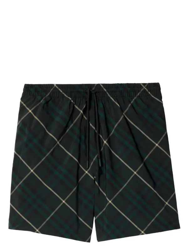 Burberry check-print Drawstring Swim Shorts Black FARFETCH VN