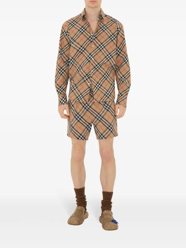 Burberry check-print Drawstring Swim Shorts | Neutrals Burberry check-print Drawstring Swim Shorts | Neutrals