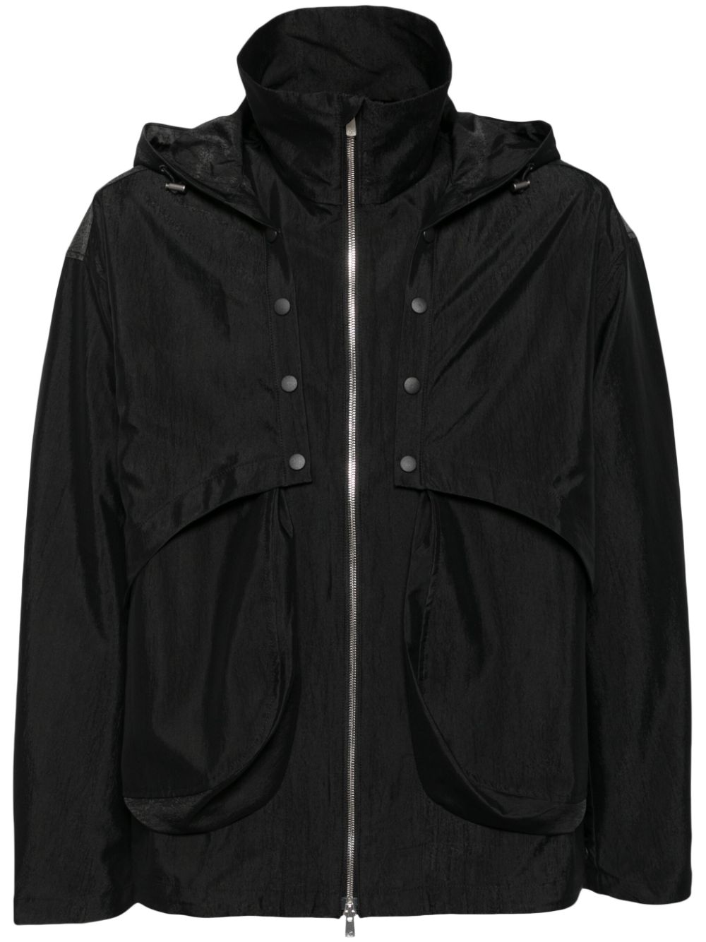 JiyongKim detachable windbreaker - Black