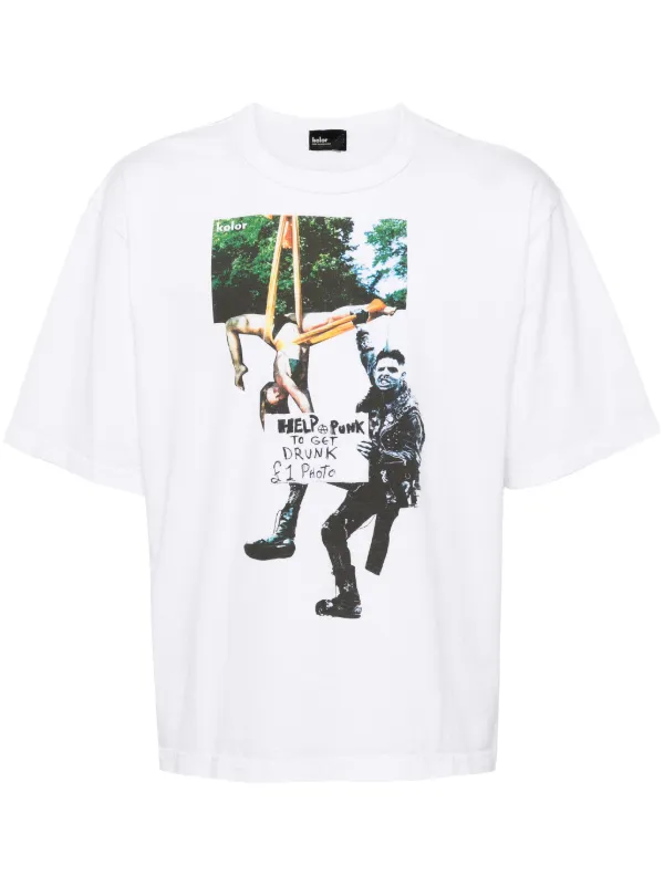Kolor グラフィック Tシャツ | ホワイト | FARFETCH JP