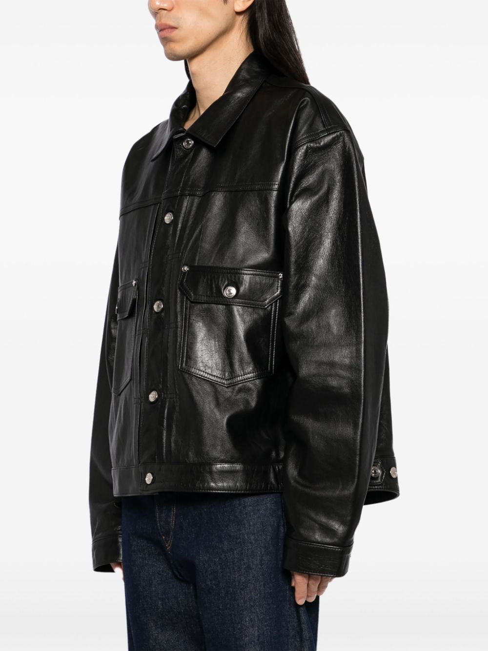 MASTERMIND JAPAN LEATHER JACKET 