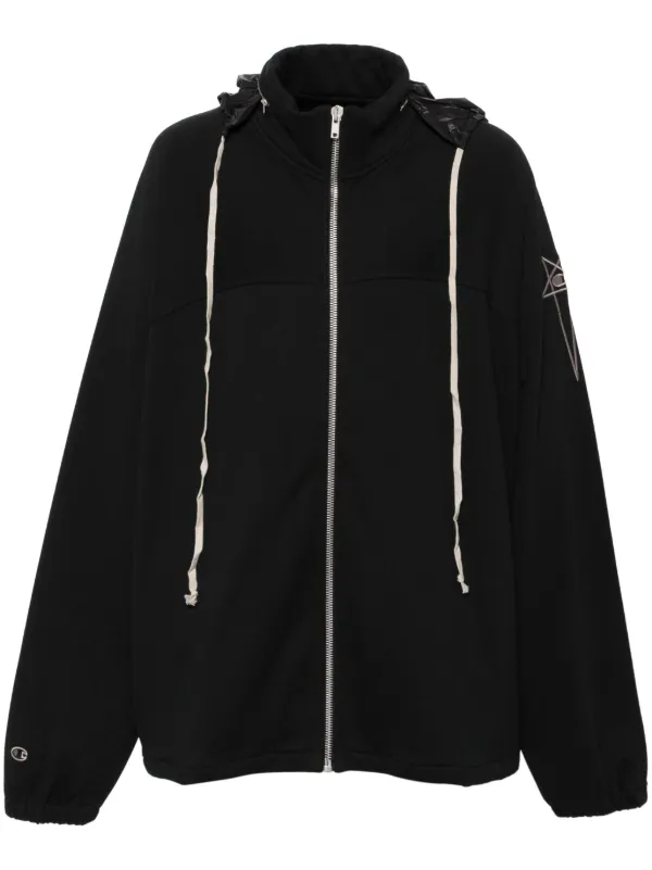 Rick Owens ジップ スウェットシャツ | ブラック | FARFETCH JP