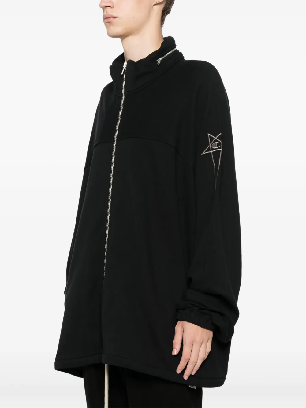 Rick Owens Sweater met ritssluiting Zwart