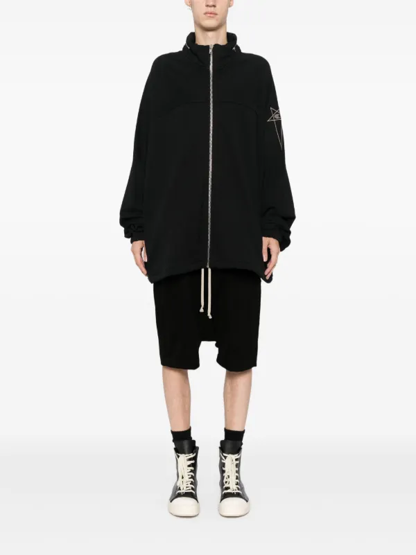 Rick Owens ジップ スウェットシャツ | ブラック | FARFETCH JP