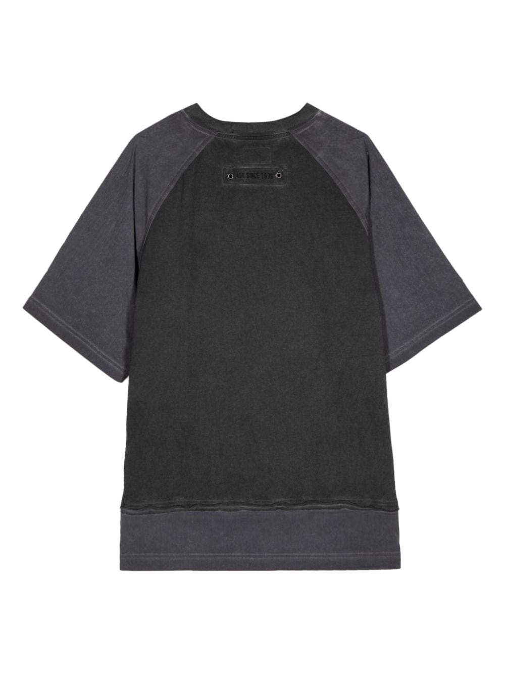 Shop Izzue Logo-embroidered Cotton T-shirt In Grau