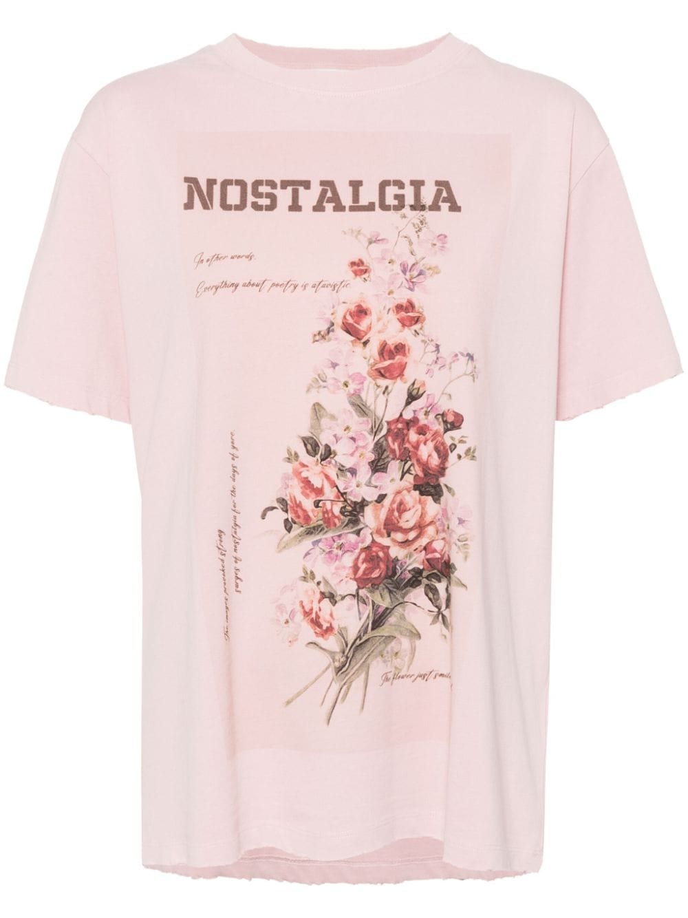 B+ab Nostalgia Cotton T-shirt In Pink