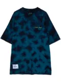 izzue tie dye-print cotton T-shirt - Blue