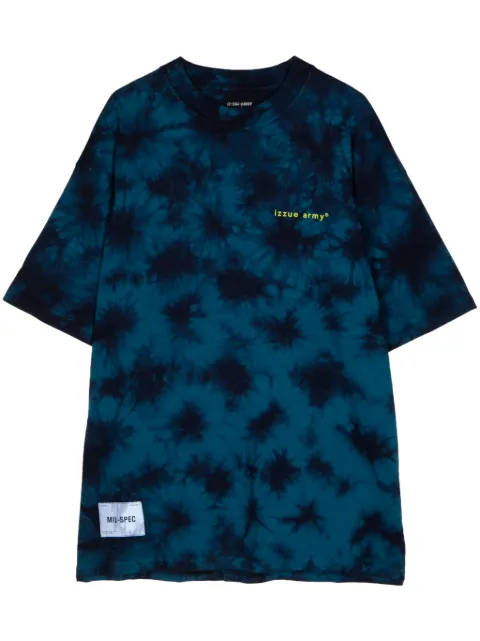 izzue t-shirt en coton à imprimé tie-dye