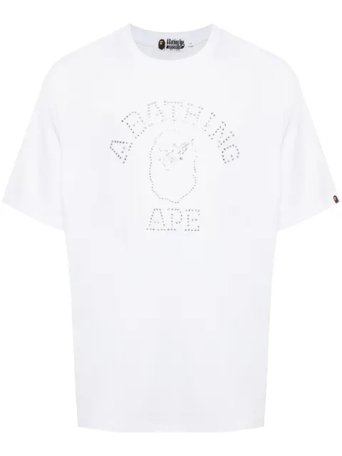 A BATHING APE® College rhinestone-embellished T-shirt
