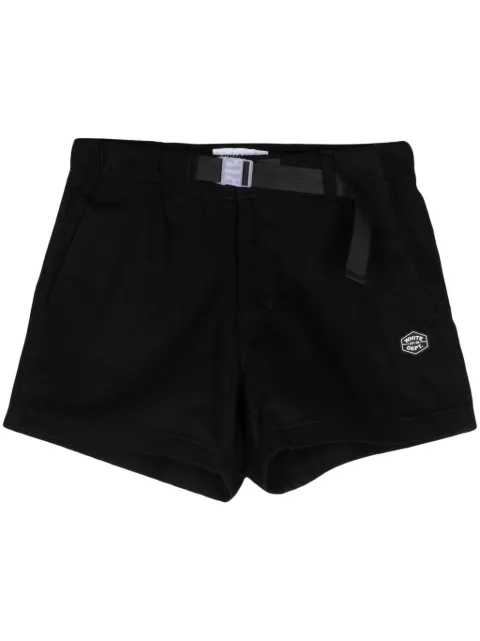 CHOCOOLATE belted cotton shorts