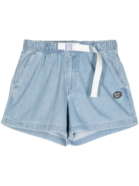 CHOCOOLATE belted cotton shorts