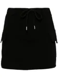 tout a coup cargo drawstring skirt - Black