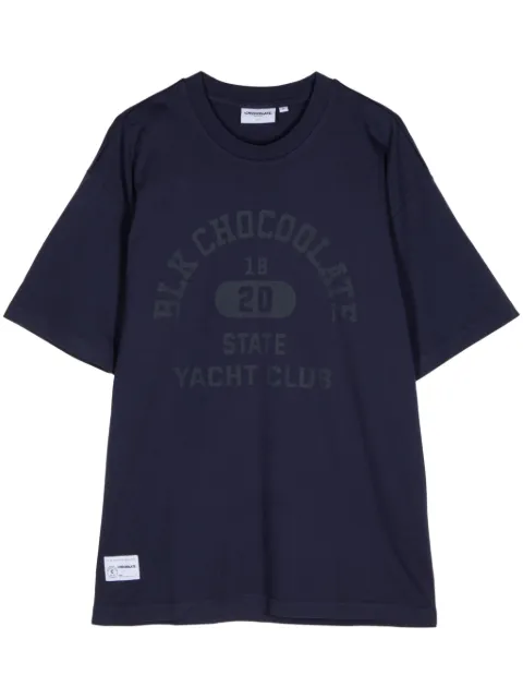 CHOCOOLATE logo-print cotton T-shirt