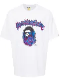 A BATHING APE® Mad Flame Ape Head-print T-shirt - White