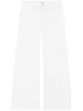 FRAME cotton wide-leg jeans - White