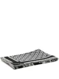 Lanvin x FUTURE eagle-motif throw blanket - Black