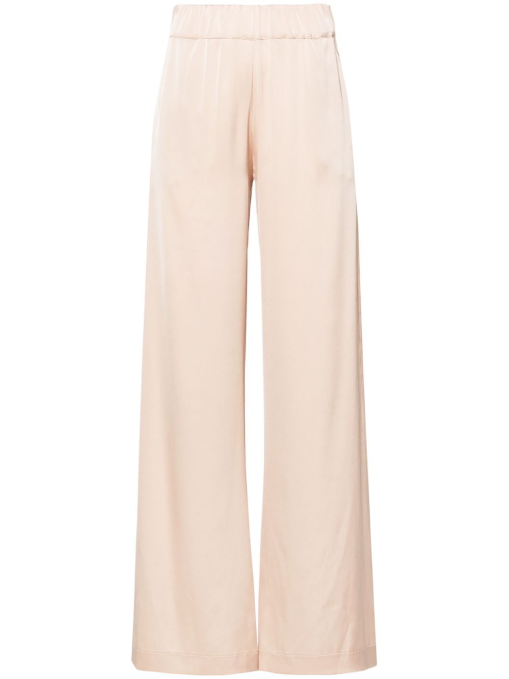 mid-rise wide-leg trousers