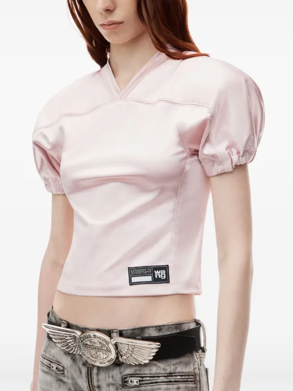 ALEXANDERWANG.Tピンク オフショルダー シャツ
