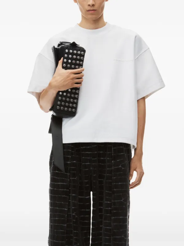 【関税&送料込】Alexanderwang.T Shorts With Embossed Logo T by Alexander Wang Shorts With Logo | italist