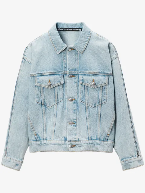 Alexander Wang zip-sleeved denim jacket