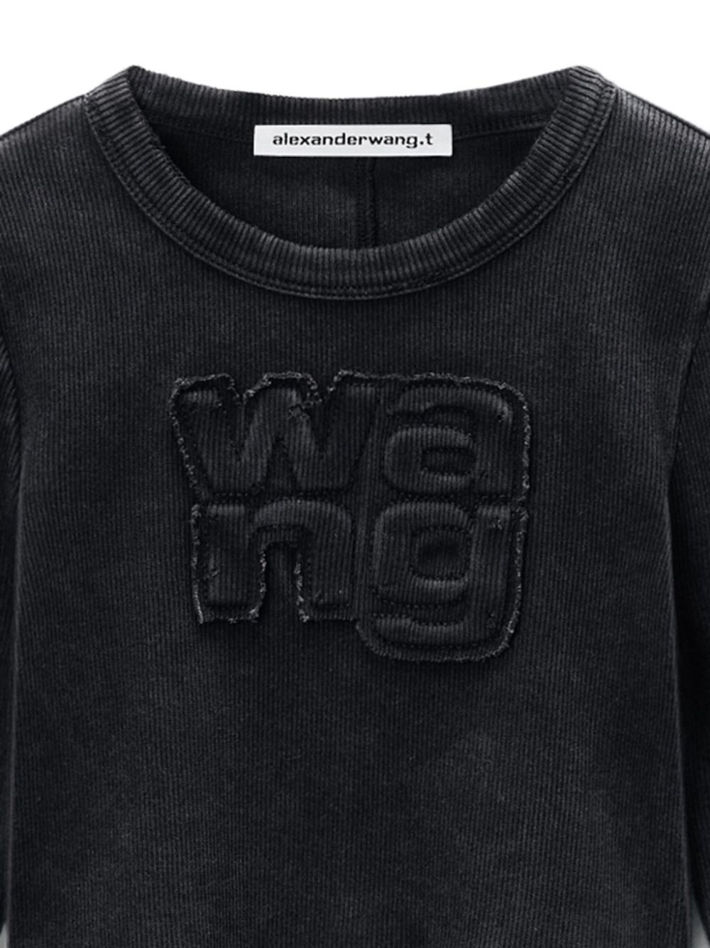 Alexander Wang logo-applique long-sleeve T-shirt Women